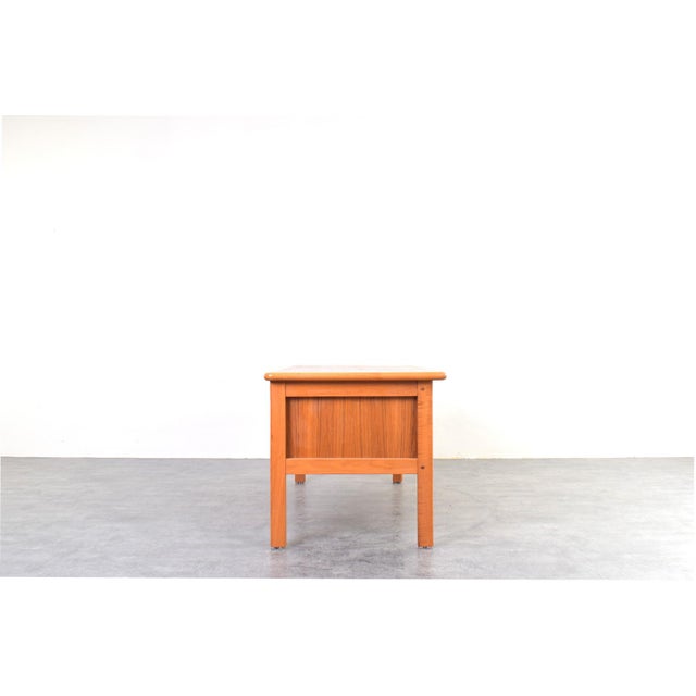 Mid-Century Danish Teak Desk, 1970s For Sale - Image 6 of 18