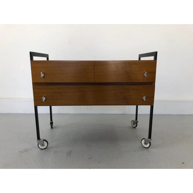 Metal & Teak Cabinet, 1970s For Sale - Image 13 of 13