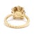 Early 21st Century David Yurman Citrine & Diamond Cable Wrap Ring, 18k Yellow Gold, Ring Size 5.5 For Sale - Image 5 of 6