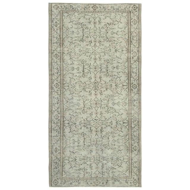 Textile Vintage Handmade Overdyed Rug For Sale - Image 7 of 7