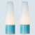 Aqua Ceramic Opaline Glass Wall Light, Sweden, 1960s For Sale - Image 13 of 15