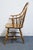 Late 20th Century Ethan Allen Circa 1776 Collection Solid Maple Early American Bowback Windsor Dining Arm Chair 18-6211a For Sale - Image 5 of 10