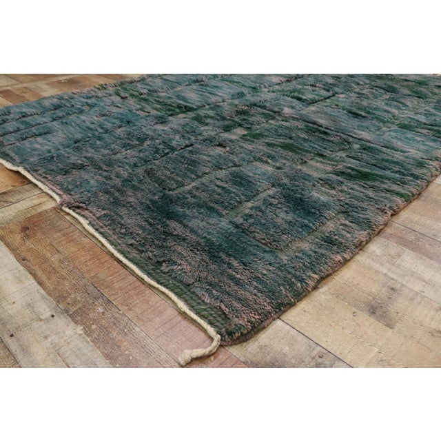 Earthy Abstract Moroccan Rug - 05'07 X 07'09 For Sale In Dallas - Image 6 of 9