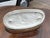 Ceramic Porcelain Group of Nude Putti & the Goat Amalthea on Wooden Display Stand For Sale - Image 7 of 16