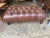 Vintage Chesterfield Syle Tufted Leather Ottoman Footstool For Sale - Image 4 of 16