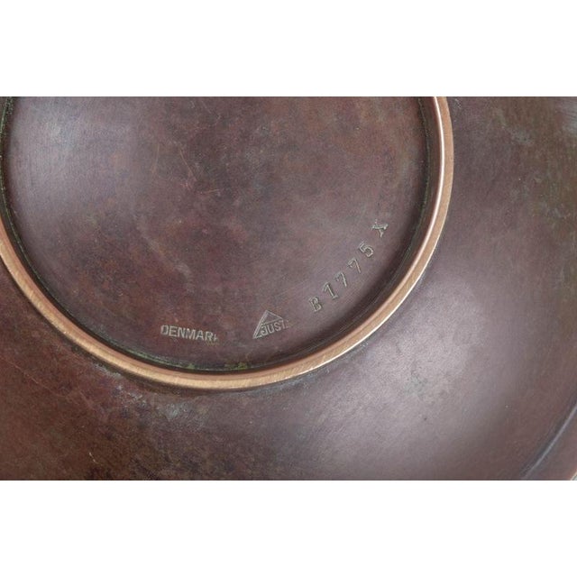 Art Deco Bronze Dish by Just Andersen, Denmark, 1940s For Sale - Image 4 of 5