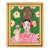 Adele, Beekeeper’s Daughter, Swedish Style, Mid Century Modern Oil Portrait Painting by Alexandra Swistak For Sale