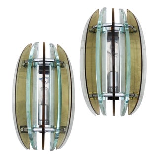 Wall Lights from Veca, Italy, 1970s, Set of 2 For Sale