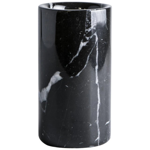 Not Yet Made - Made To Order Grey Bardiglio Marble Utensil Holder For Sale - Image 5 of 11