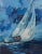 1977 Wayland Moore Americas Champion Sailboat Serigraph, Framed For Sale - Image 4 of 13