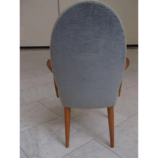 Mid-Century Modern Birch Armchair, 1950s For Sale - Image 4 of 9