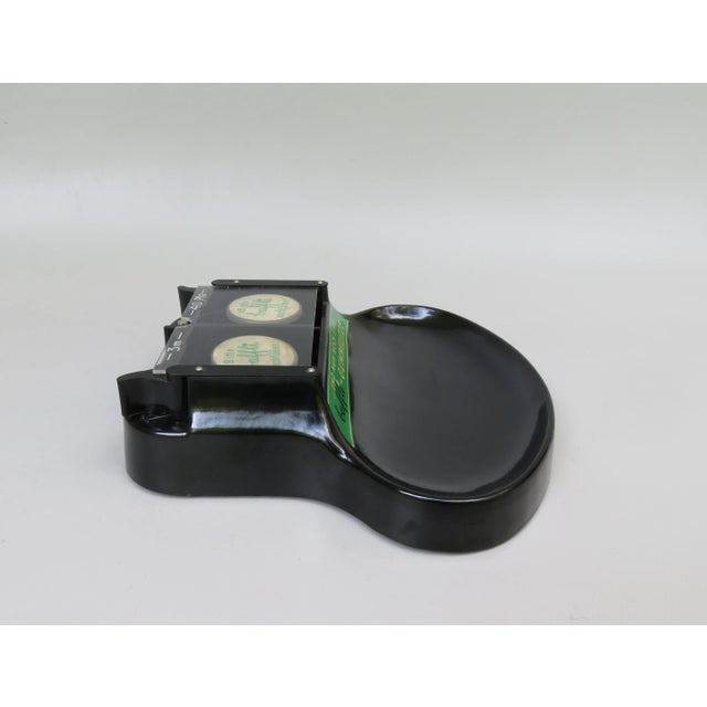 Mid-Century Modern Bakelite Baffli Gummilitze Advertising Counter Plate, 1950s For Sale - Image 3 of 16