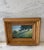 Vintage watercolor painting of Texas hillside featuring bluebonnets in a gold wood frame (with glass) by Texas artist...