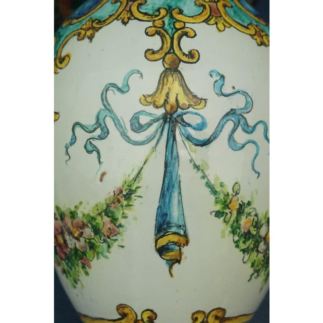 20th Century Neo-Renaissance Ceramic Vase from Valentina Emiliani, Italy, 1890s For Sale - Image 11 of 17