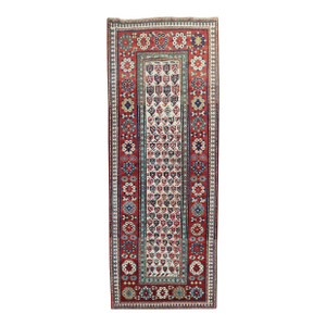Tribal Antique Caucasian Talish 19th Century Runner