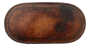 1900s Antique Army Cavalry Leather Horse Curry Brush