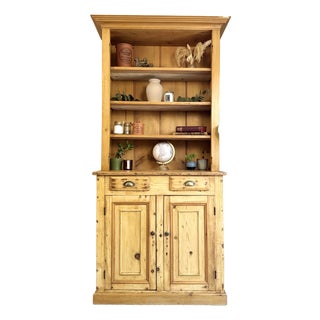Large Farmhouse Pine Sideboard, 1920s For Sale