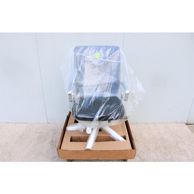 Modern Antonio Citterio for Vitra Ergonomic Id Mesh Black Office Desk Chair For Sale - Image 12 of 13