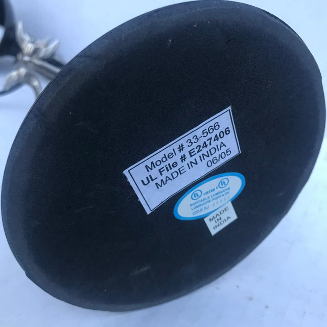 Contemporary Adjustable Black Metal Desk Lamp For Sale - Image 14 of 14