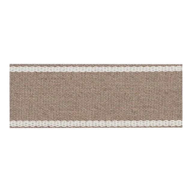 Schumacher Sullivan Tape Indoor & Outdoor in Taupe For Sale