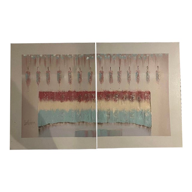 1960s Mid-Century Lee Reynolds Mixed Media Abstract Artwork For Sale