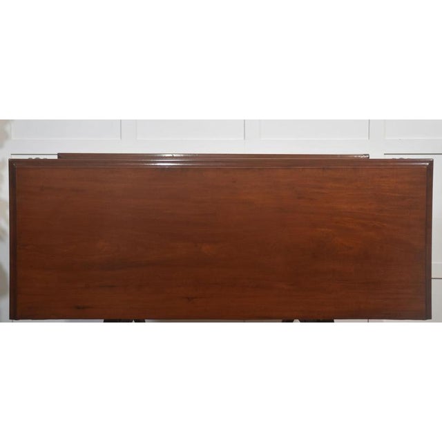 Carved Mahogany Open Bookcase For Sale - Image 14 of 15