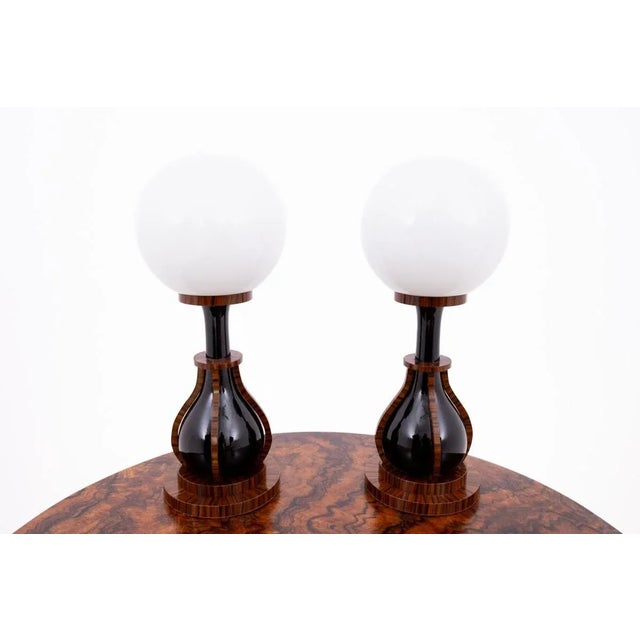 Art Deco Lamps, Poland, 1950s, Set of 2 For Sale - Image 6 of 6