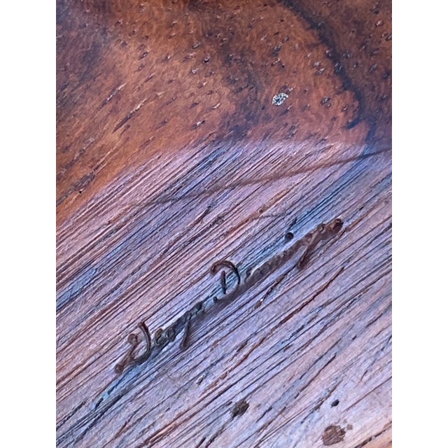 Walnut Wall-Hung Modernist Serpentine Sculpture For Sale - Image 10 of 10