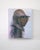 This oil painting presents a side profile of a figure adorned in intricate armor, exuding a sense of both strength and...