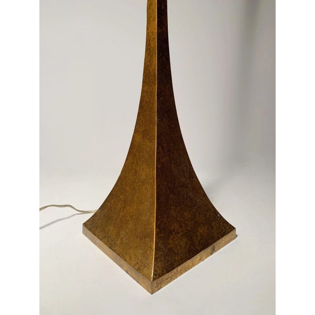 1960s Sculptural Gilt Floor Lamp by Stuart Ross James for Hansen For Sale - Image 5 of 7
