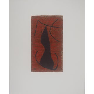 Joan Miró, Reclining Woman, Signed Lithograph For Sale