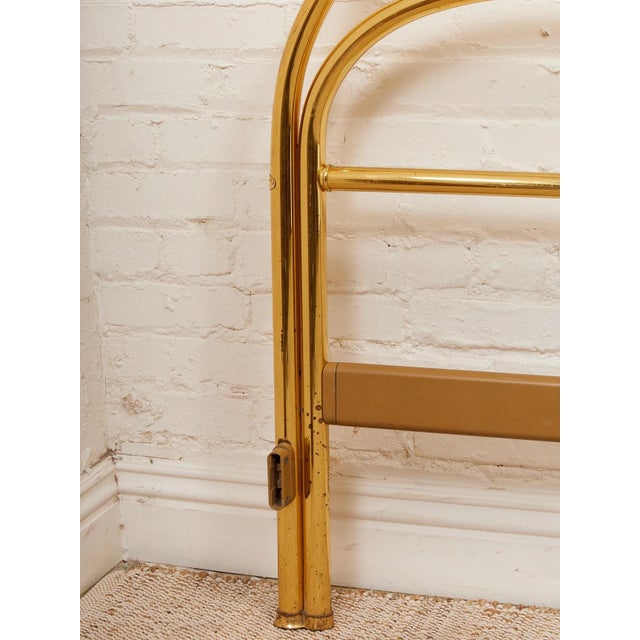 Brass Mid 20th Century Brass Post Modern Bed Headboard For Sale - Image 8 of 8