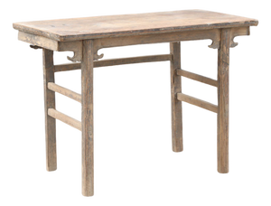 Vintage Elm Hall/Writing Table
