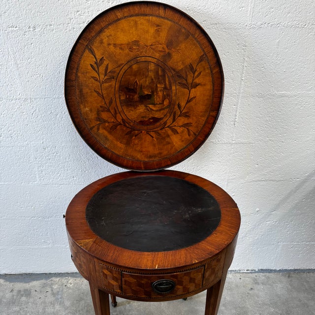 Louis XVI Style Marquetry Game Table, 1900s For Sale - Image 18 of 18