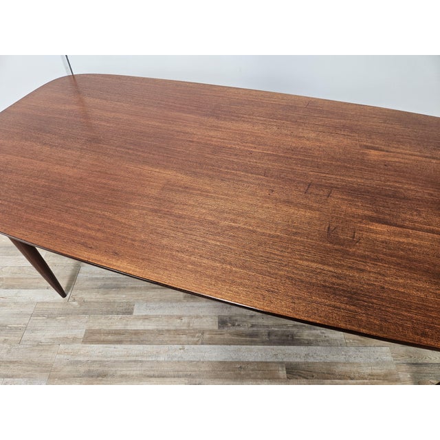 Brown Dining Table attributed to Gaetano and Alessandro Besana, 1960 For Sale - Image 8 of 18