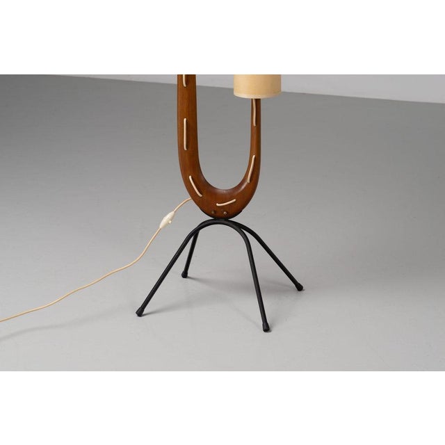 1950s Vintage French Rispal Giraffe Floor Lamp, 1950 For Sale - Image 5 of 16