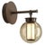 Bai a Di Di Bronze-Amber Glass Diffuser Wall Lamp by Neri and Hu for Parachilna For Sale - Image 10 of 10