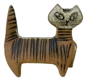 Ceramic Cat Figurine by Lisa Larson for Gustavsberg Sweden, 1970s