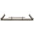 Mid-Century French Brass Fireplace Fender For Sale