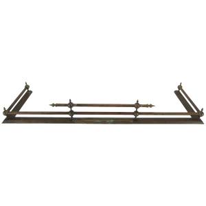 Mid-Century French Brass Fireplace Fender