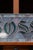 Art Nouveau Antique "Goss" Stained Glass Transom Panel For Sale - Image 3 of 7