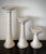 1970s Circa 1970 Jaru Earthenware Column Pedestal-Style Candleholders - Set of 3 For Sale - Image 5 of 14