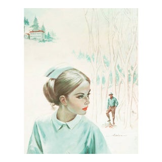 'Timberline Nurse' by Charles Winfield Miller, American Illustrator, Avalon Books, Romance Novel, Playboy For Sale