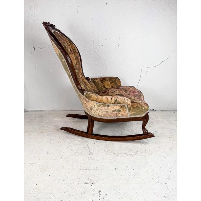 Early 20th Century Parlor Rocking Chair For Sale In Portland, OR - Image 6 of 9