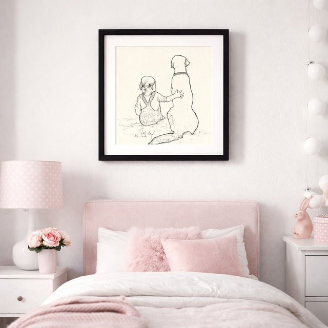 England Minimalism Ink on Paper Drawing For Sale - Image 4 of 7