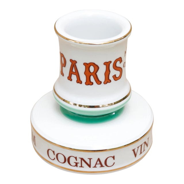 Parisian Cafe French Ceramic Match Striker For Sale