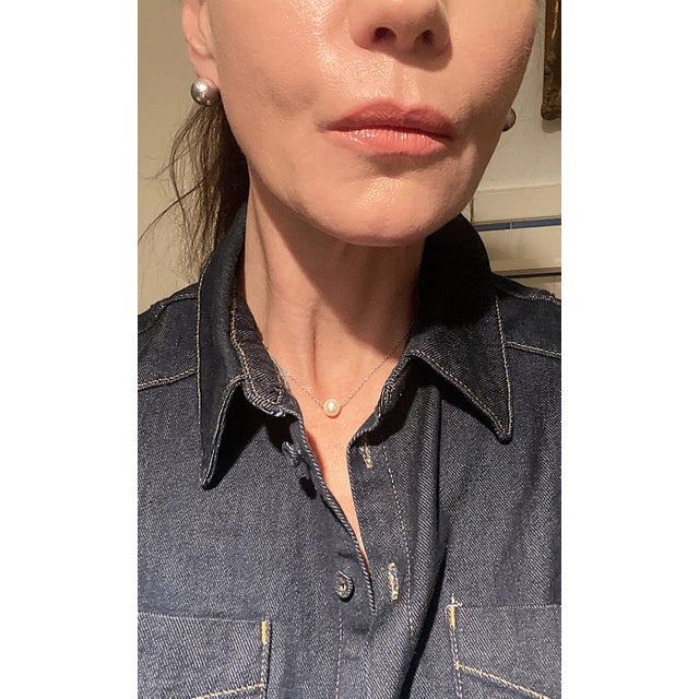 Sterling Silver Ball Earrings, in the Style of Tiffany & Co., Pair, Circa Late-20th Century For Sale In New York - Image 6 of 14