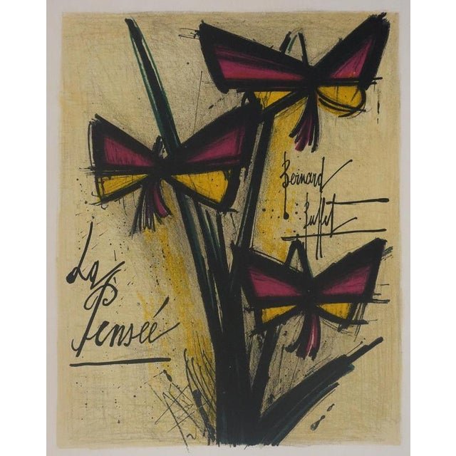 Bernard Buffet, Thought, Lithograph For Sale - Image 3 of 8