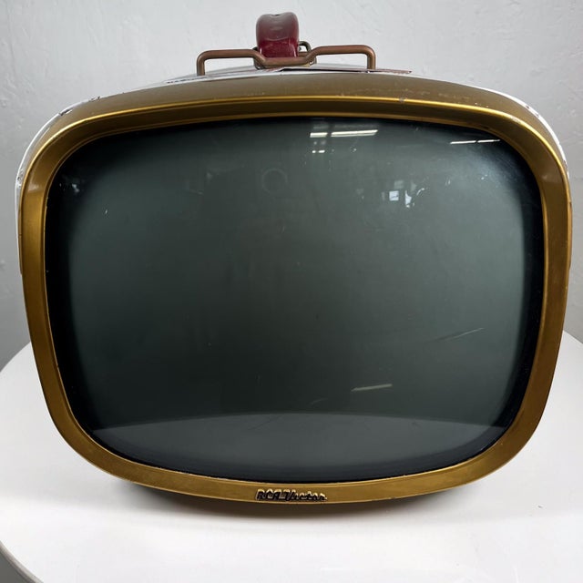 1950s Portable Tube Tv Deluxe Rca Victor Television New Jersey Chairish