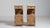 Wood Pair of Eclectic Oak Side Tables with Marble Tops, Antique, France, Circa 1900 For Sale - Image 7 of 15